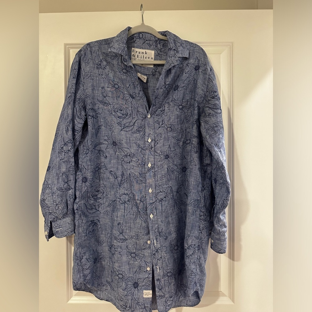 Frank and Eileen, linen dress “Mary” size medium
